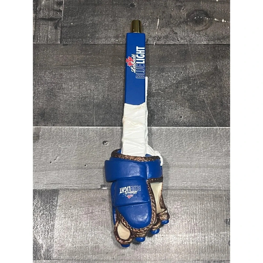 Labatt Blue Light Pittsburgh Penguins Hockey Glove Beer Tap Handle NHL Barware